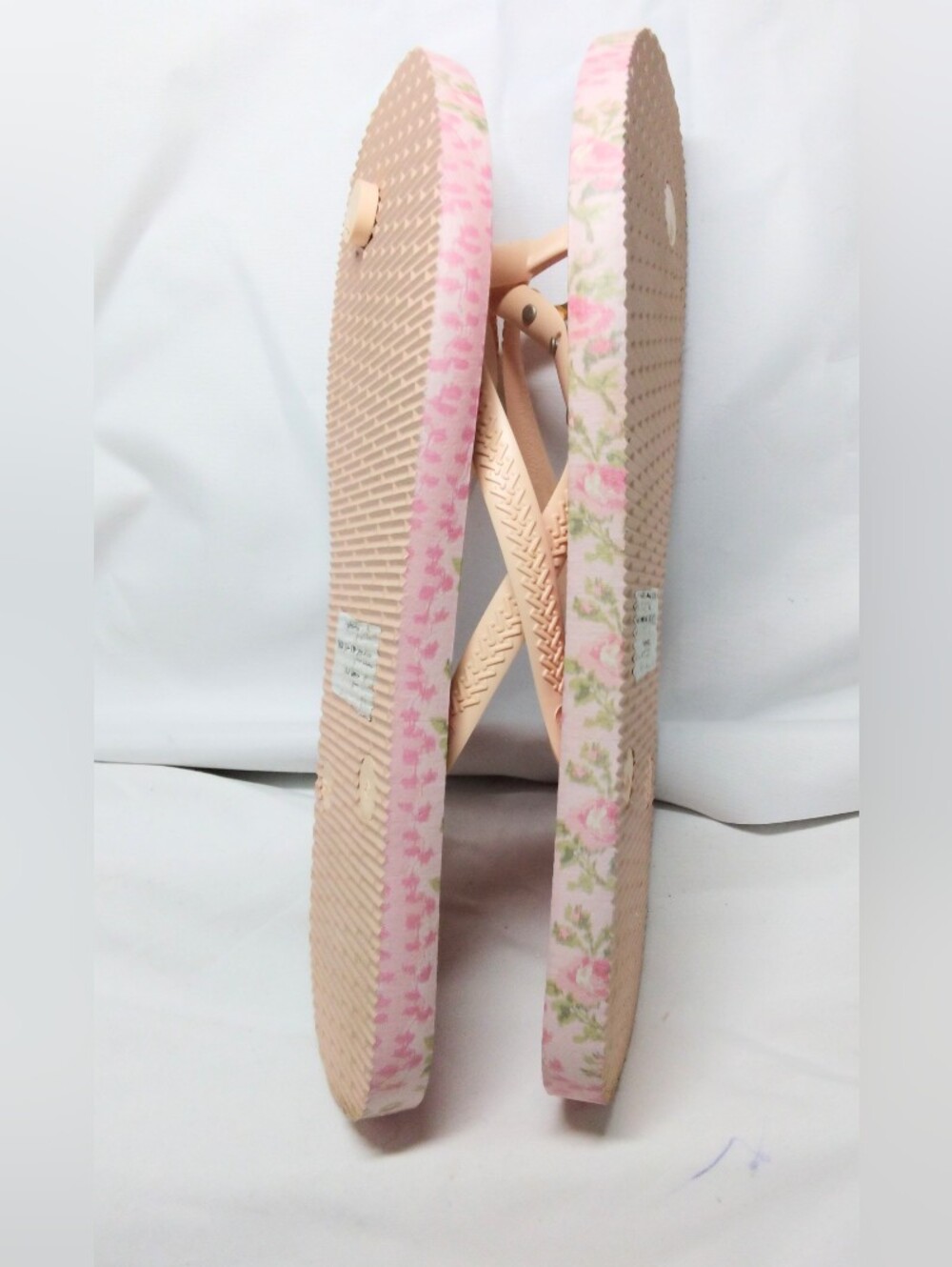 Havaianas Love Shack Fancy Pink Floral Flip Flops Women’s Size 7/8 - Picture 10 of 16